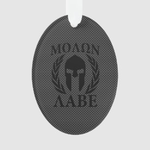 Molon Labe Spartan Warrior Laurels Ornament