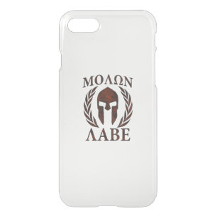 Molon Labe Spartan Warrior Laurels iPhone SE/8/7 Case