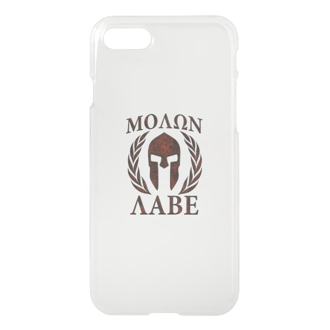 Molon Labe Spartan Warrior Laurels Uncommon iPhone Case (Back)