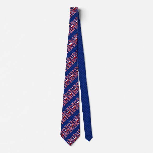 Molon Labe Spartan Warrior Mask 5 stars Patriot Tie (Front)