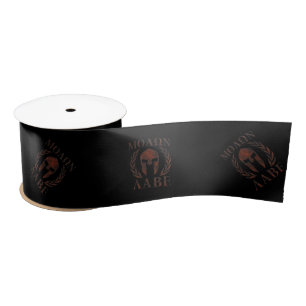 Molon Labe Spartan Warrior Mask Laurels Cast Satin Ribbon