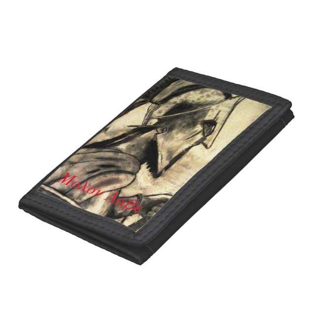 Molon Labe Spartan Warrior Trifold Wallet (Bottom)