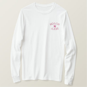 Molon Labe Star Embroidery Embroidered Long Sleeve T-Shirt