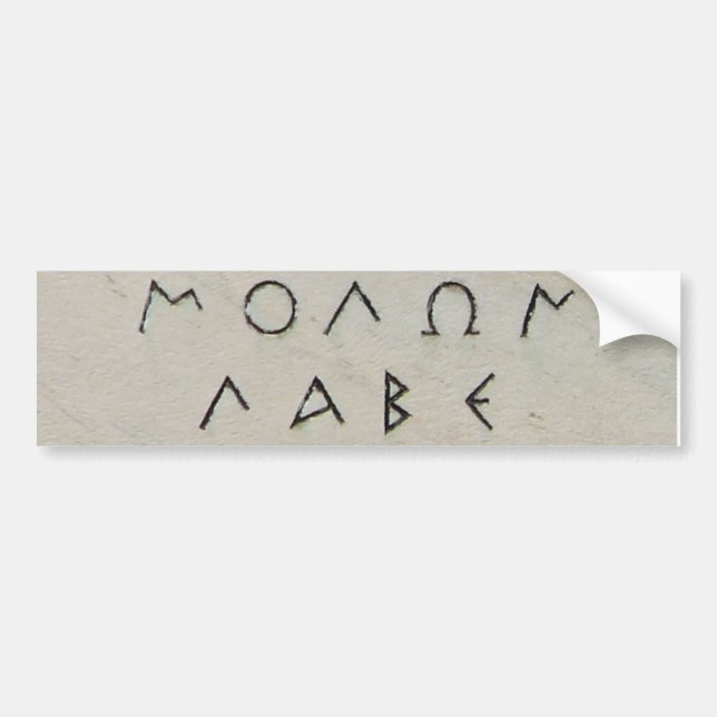 Molon Labe Sticker (Front)