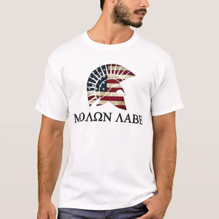 Molon Labe T Shirt Zazzle Com