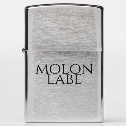 Molon Labe Zippo Lighter