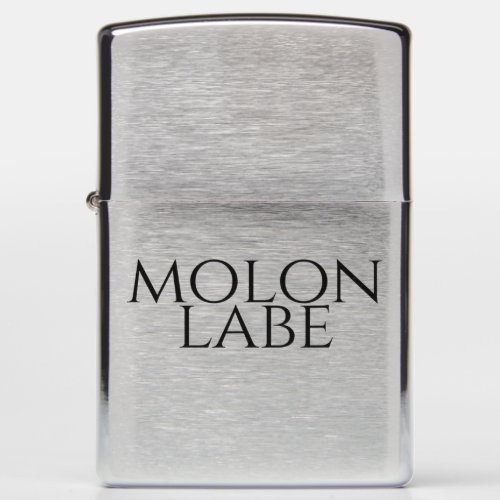 Molon Labe Zippo Lighter