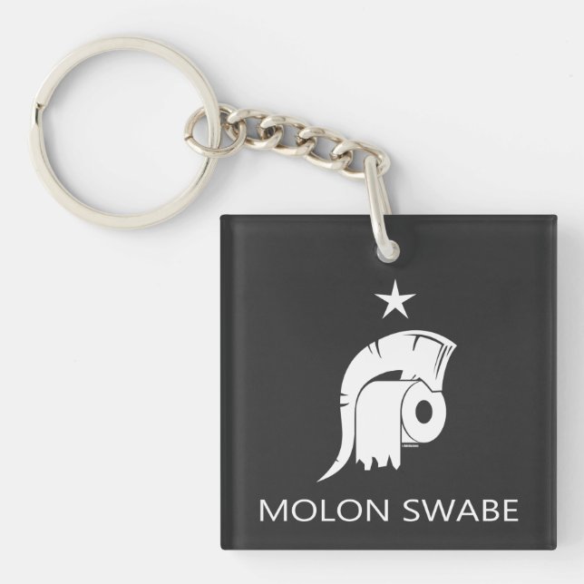 MOLON SWABE Toilet Paper Keychain (Front)