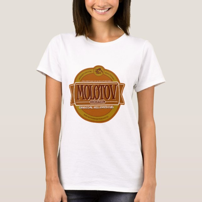 Molotov Cocktail Beer T-Shirt (Front)