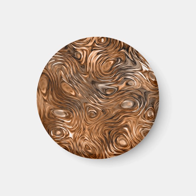 Molten "Copper" magnet round (Front)