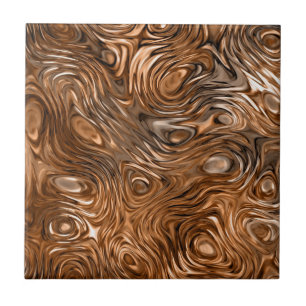 Molten "Copper" print ceramic tile