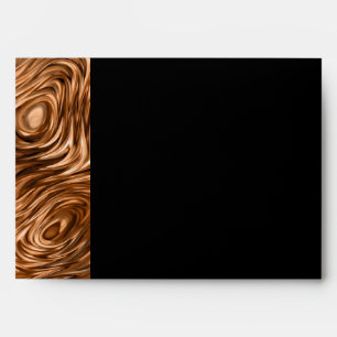 Molten "Copper"print envelope A7 side stripe black