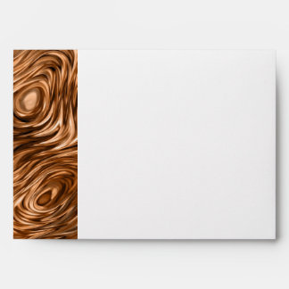 Molten "Copper"print envelope A7 side stripe white
