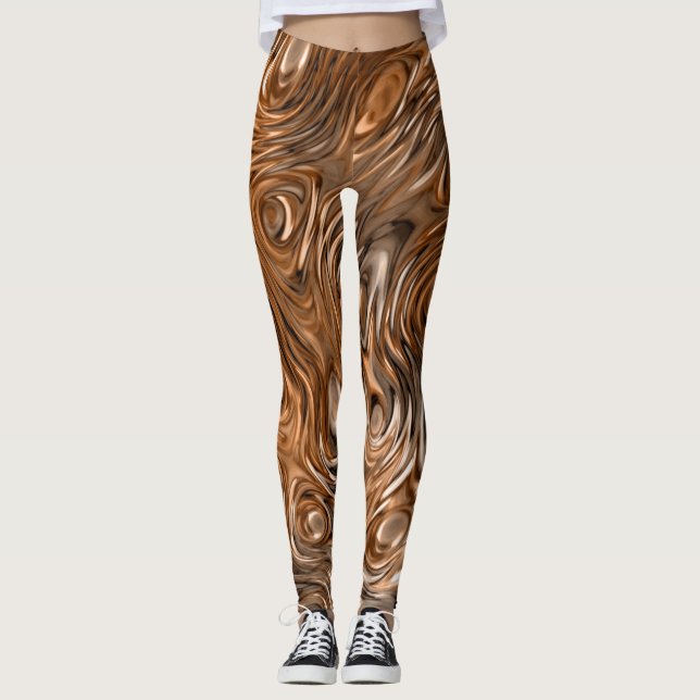 Molten "Copper" print leggings (Front)