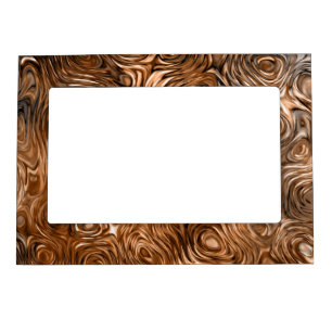 Molten "Copper" print magnetic frame