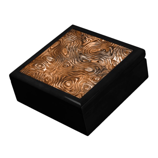 Molten "Copper" print tile gift box large (Side)