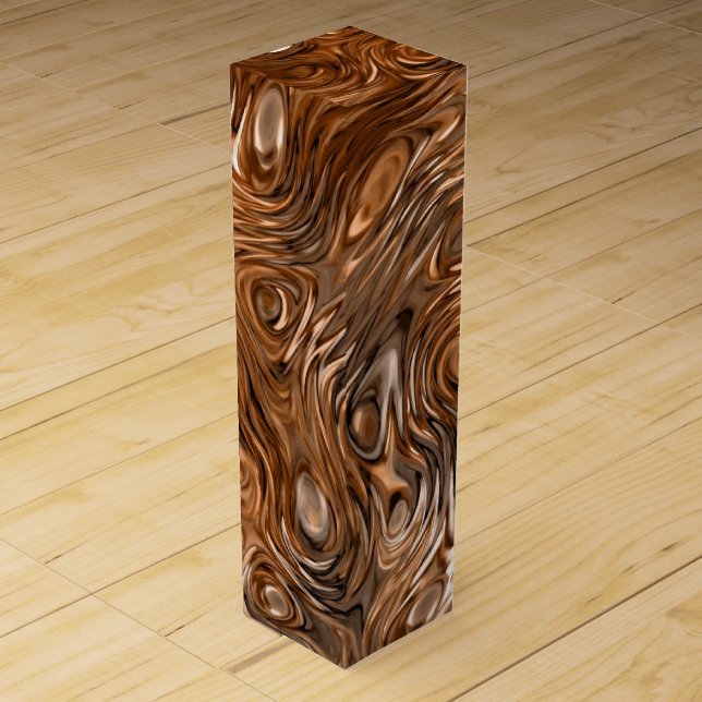 Molten "Copper" print wine box (Front)