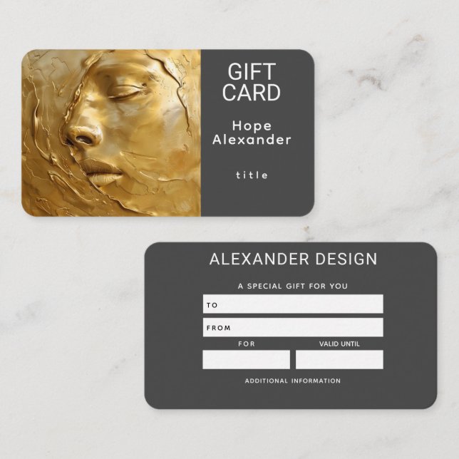 Molten Dreams Gift Business Card (Front/Back)