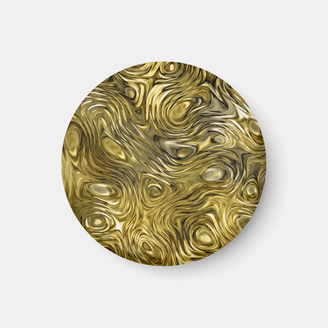 Molten "Gold" magnet round (Front)