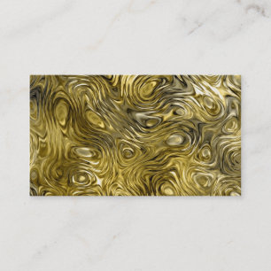Molten "Gold" print business card white