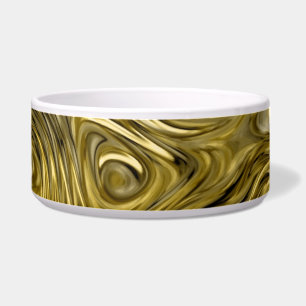 Molten "Gold" print dog bowl