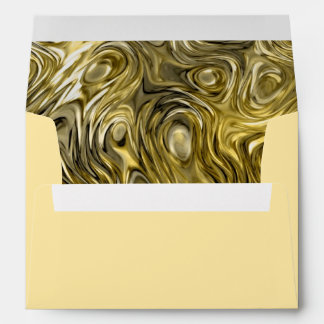 Molten "Gold" print envelope A7 cream