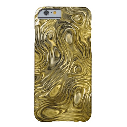 Molten Gold print iPhone 6 barely there case