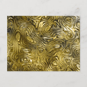 Molten "Gold" print postcard