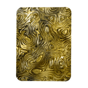 Molten "Gold" print premium magnet