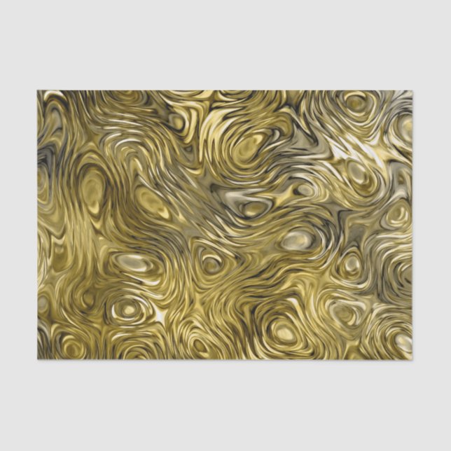 Molten "Gold" print tissue paper (Front)
