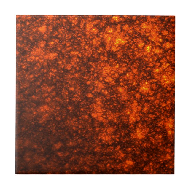 Molten Lava  Ceramic Tile (Front)