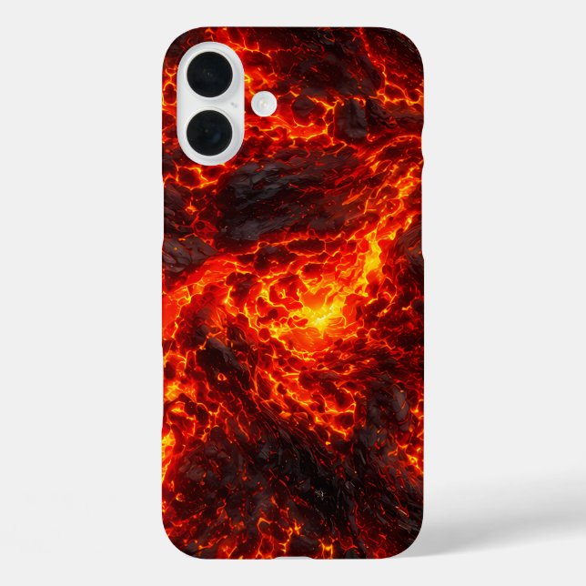 Molten Lava Flow Volcanic Abstract Case-Mate iPhone Case (Back)