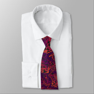 Molten Lava Fractal Neck Tie
