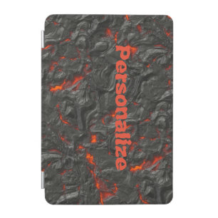 Molten lava volcano black and red Smart Cover