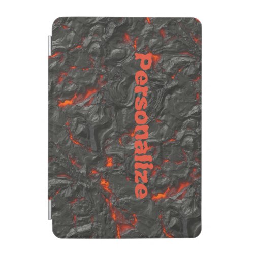 Molten lava volcano black and red Smart Cover