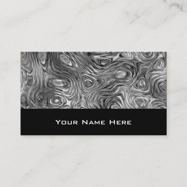 Molten print business card black (Front)