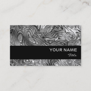 Molten print business card black stripe