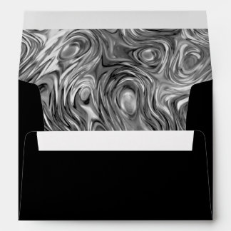 Molten print envelope A7 black