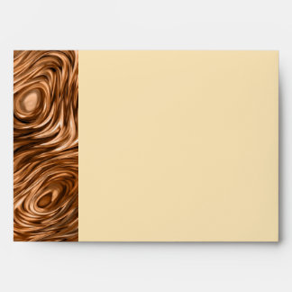 Molten print envelope A7 side stripe cream