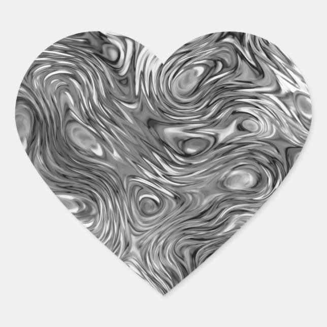 Molten print sticker heart (Front)