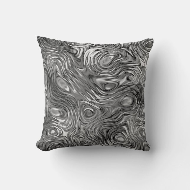 Molten print throw pillow square (Front)