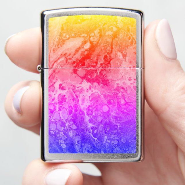 Molten Serenity 4 Zippo Lighter (In Hand)