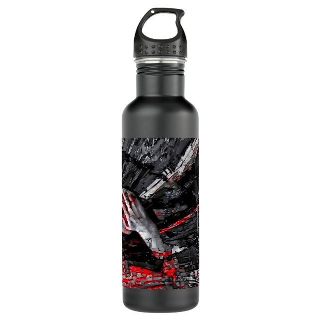 Molten Soul  Stainless Steel Water Bottle (Front)