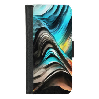 Molten Warmth Vivid Abstract Landscape iPhone 8/7 Wallet Case