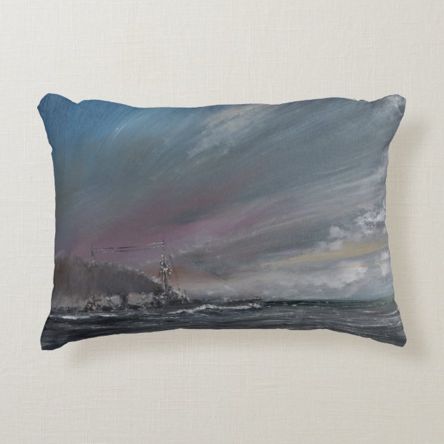 Moltke Jutland 1916. 2014 Accent Pillow (Front)