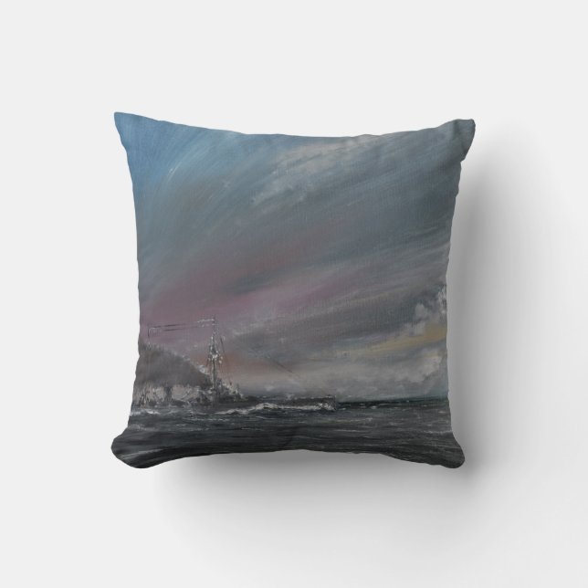 Moltke Jutland 1916. 2014 Throw Pillow (Front)