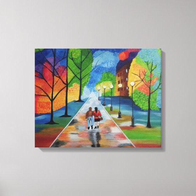 Molto amore per vicinato by Unknown Canvas Print (Front)