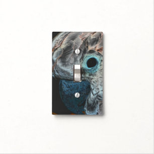 Moluccan Cockatoo Parrot Face Animal Art Light Switch Cover