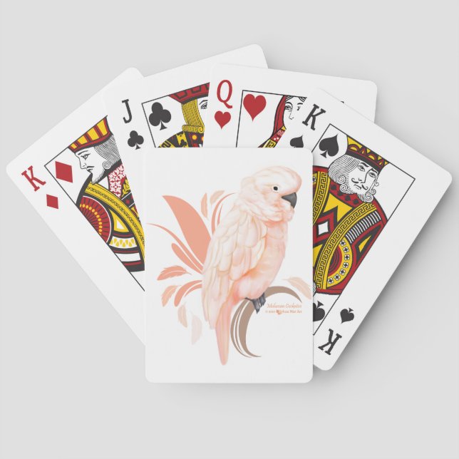 Moluccan Cockatoo Poker Cards (Back)