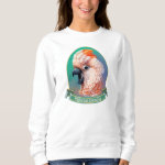 Moluccan Cockatoo Realistic Painting Sweatshirt